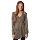 PAULA - Langarmkleid - sand