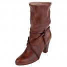 Leder-Stiefel - marrone