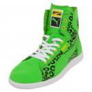Puma FIRST ROUND LEOPARD SPOT WNS - Sneaker high - flou green/flou yellow/black