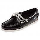 Sebago DOCKSIDES - Schnürer - black patent