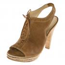 Strenesse Blue LACE UP - Peeptoes - honey